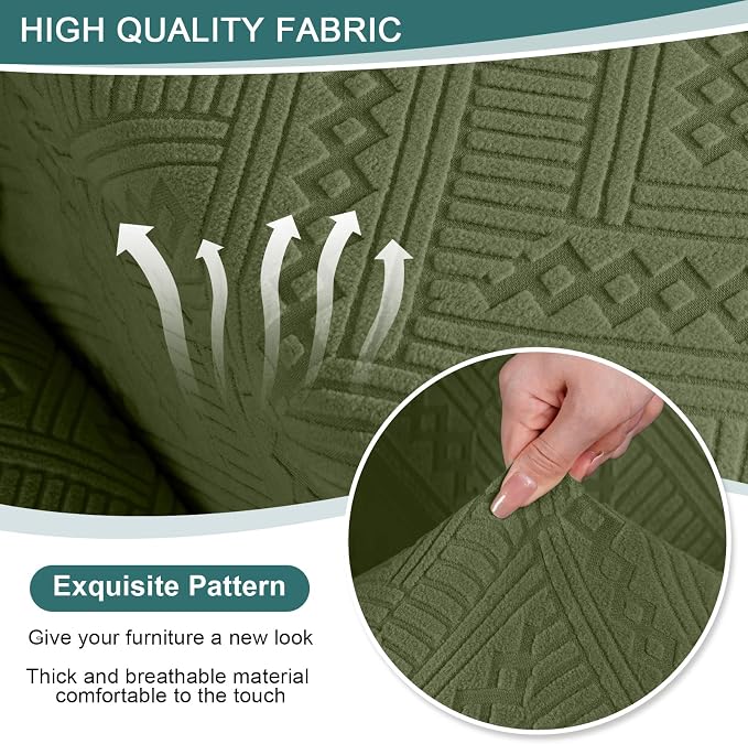 Ruaozz Loveseat Recliner Covers - Image 3
