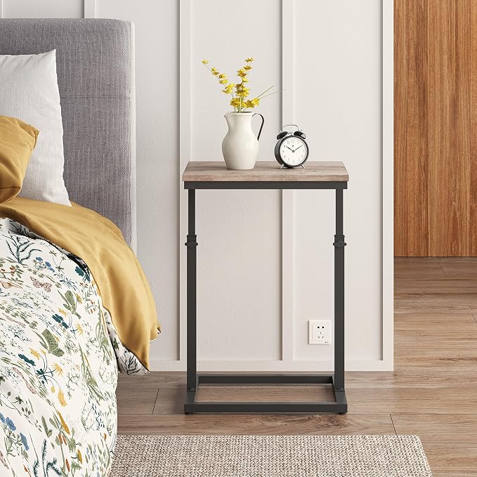 TUTOTAK End Table, Side Table, Tall Couch Table, Sofa Table, Living Room - Image 4