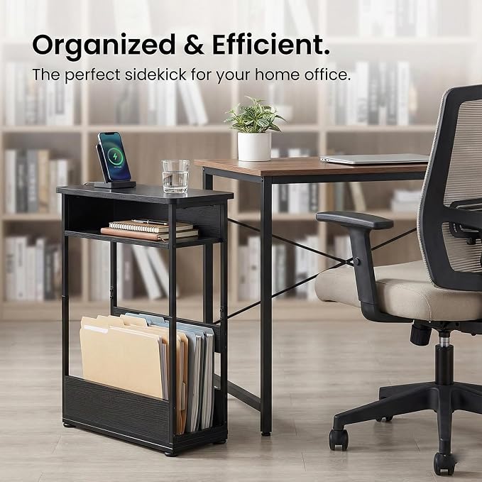 Narrow Side Table, 3-Tier Slim End Table - Image 7