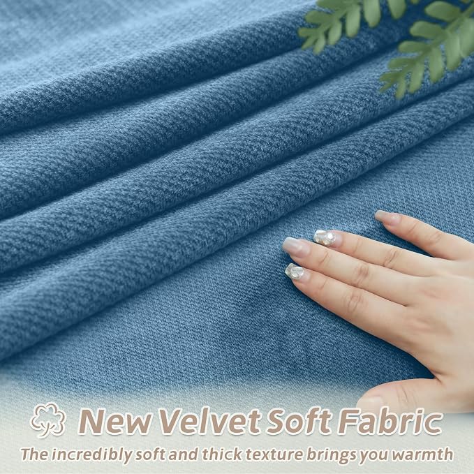Arfntevss Sectional Recliner Couch Covers Velvet Washable Corner Sectional Sofa - Image 4