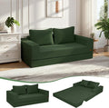 COMAX Convertible Sofa Bed Queen, Corduroy Folding Floor Couch Pull Out Couch by COMAX
