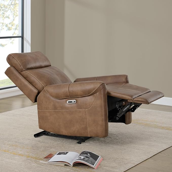 KISLOT Leather Recliner Chair for Adults Wall Hugger RV Recliner - Image 2
