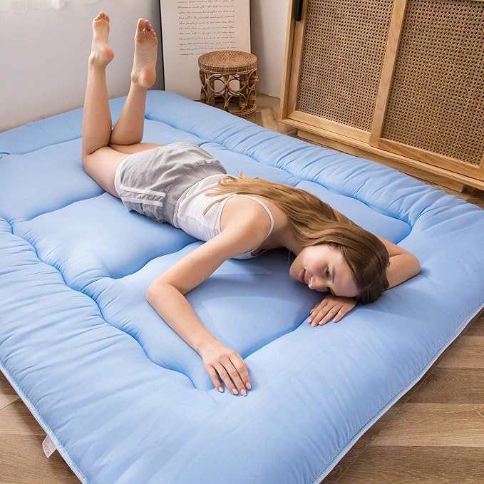 MAXYOYO Japanese Floor Mattress Futon Mattress, Thicken Sleeping Pad Foldable - Image 6
