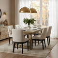 RIVOVA Modern Dining Chairs Set of 6 Comfortable Dining Room Chairs by RIVOVA