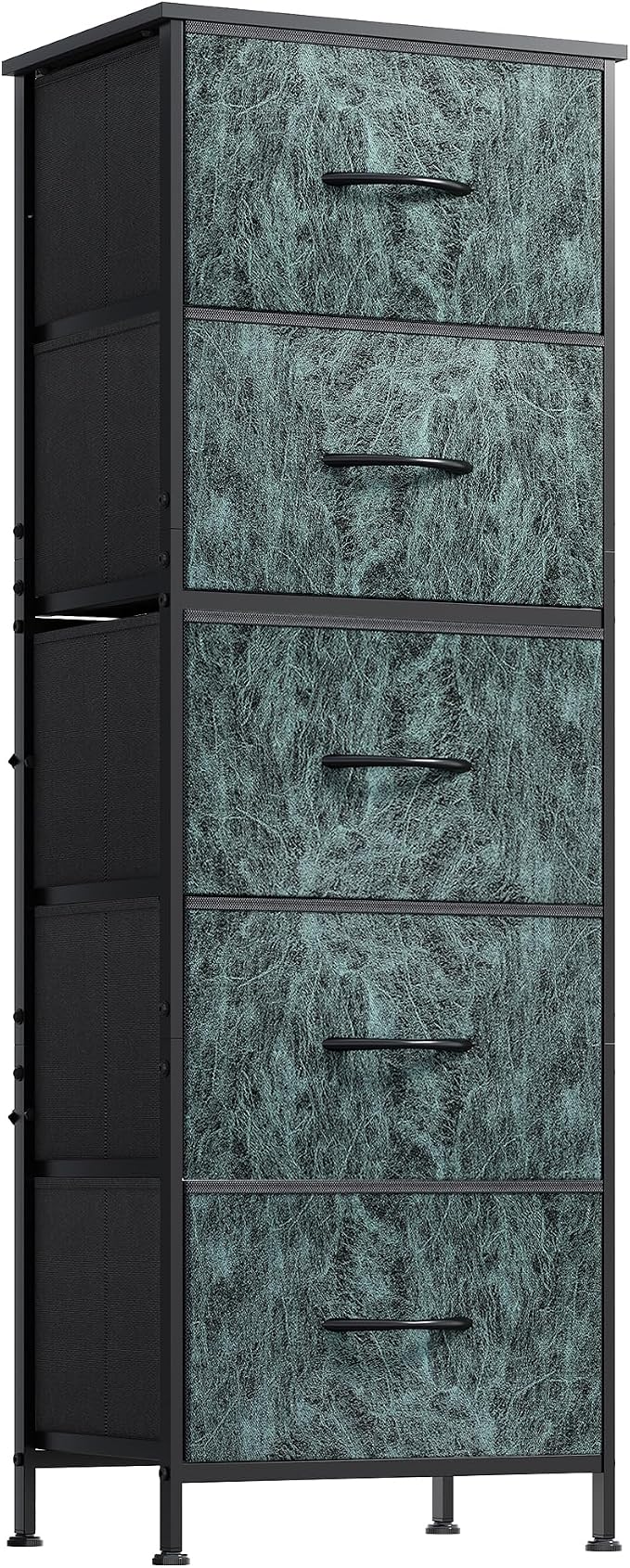 WLIVE Fabric Dresser, 5-Drawer Tall Dressers by WLIVE