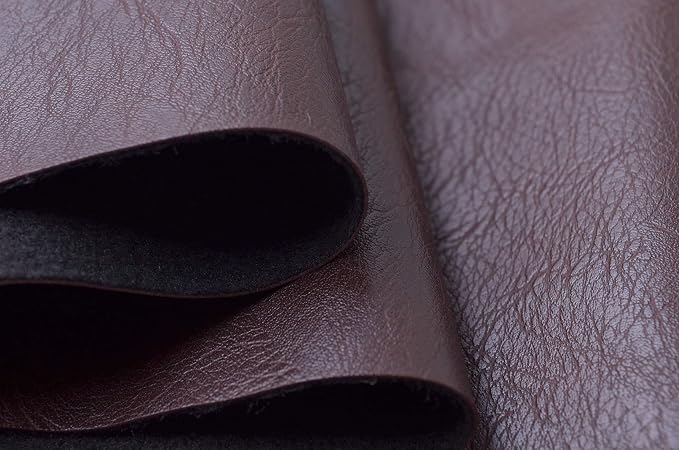 Wento Thick Faux Leather Fabric Soft Skin Grain PU Leather - Image 3