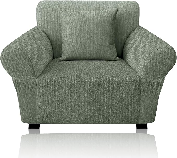 Armchair Slipcover with 1 Pillow Cover by Jcones