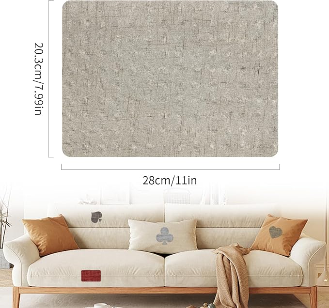 SYLVASS 8x11 Inch Fabric Repair Patches, Self-Adhesive Linen Patch - Image 2