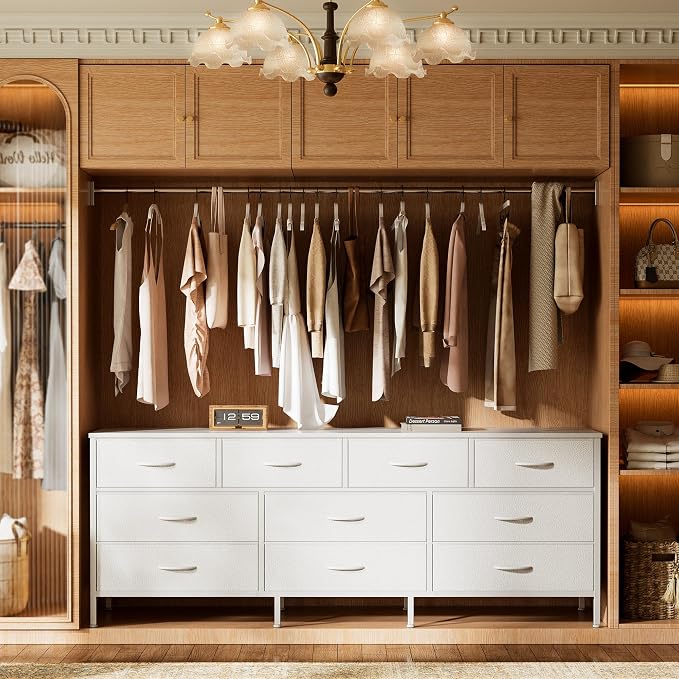Huuger 63 Inch Dresser for Bedroom, Long Dresser - Image 4