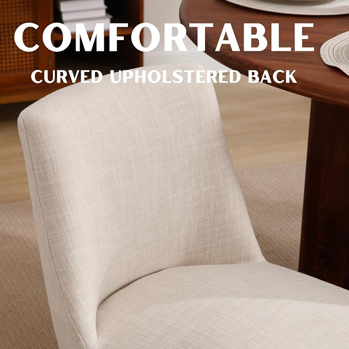 RIVOVA Modern Dining Chairs Set of 4 Comfortable Dining Room Chairs - Image 3