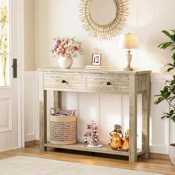 Homieasy Farmhouse Console Table - Image 2