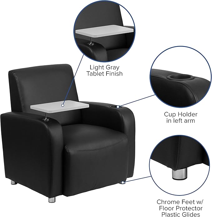 Flash Furniture George LeatherSoft Guest Chair - Image 4