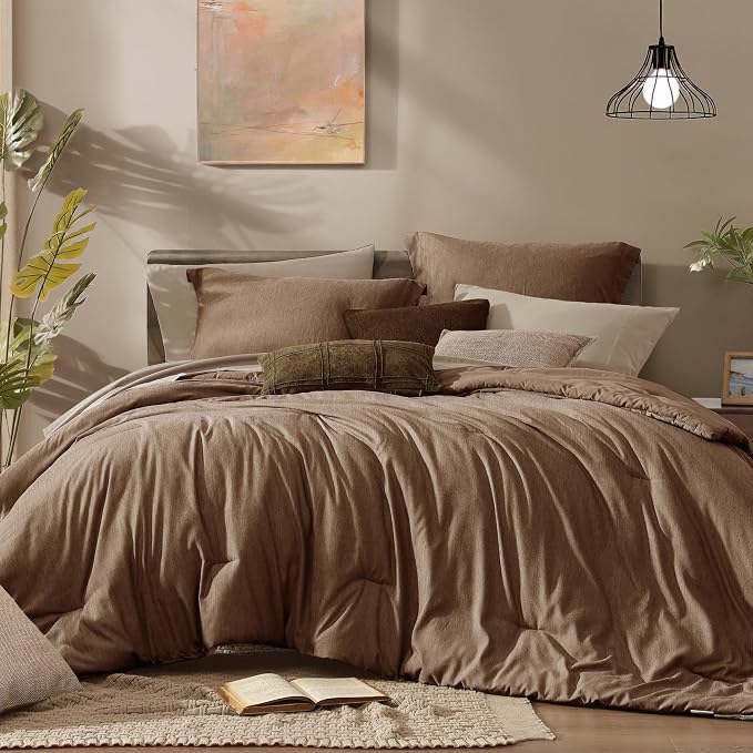 Monbix California King Comforter Set, Bed in a Bag 7 Pieces by Monbix