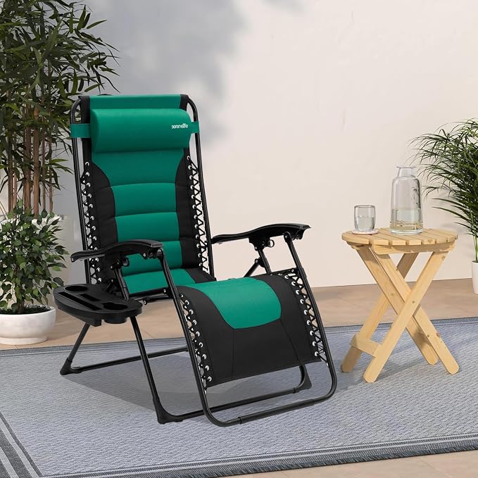 SereneLife Padded Zero Gravity Lounge Chair - Image 2