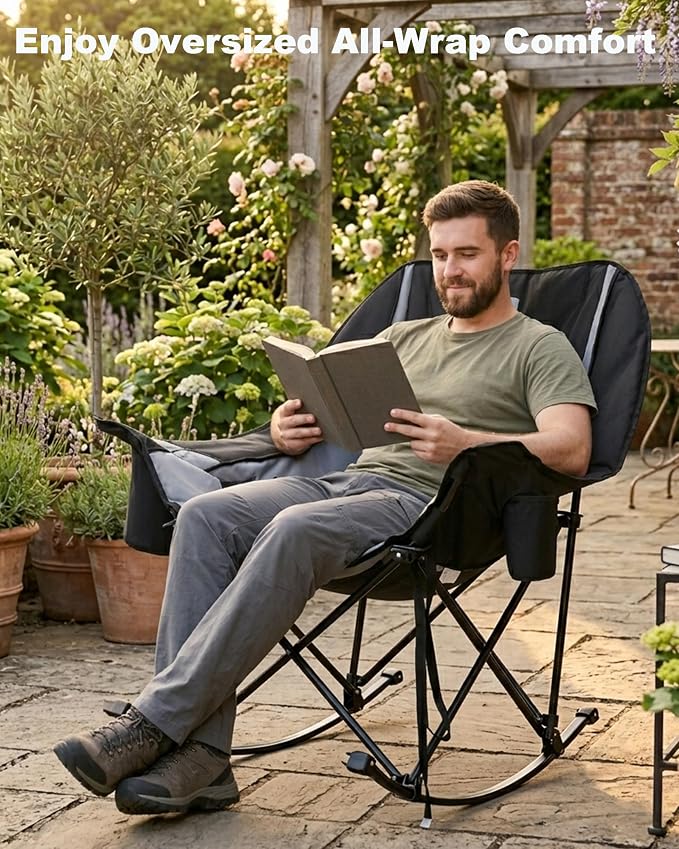 Slsy Oversized Rocking Camping Chair - Image 2