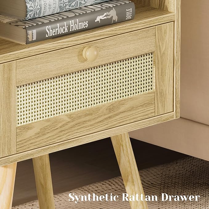 SUPERJARE Nightstands Set of 2, Night Stands - Image 6