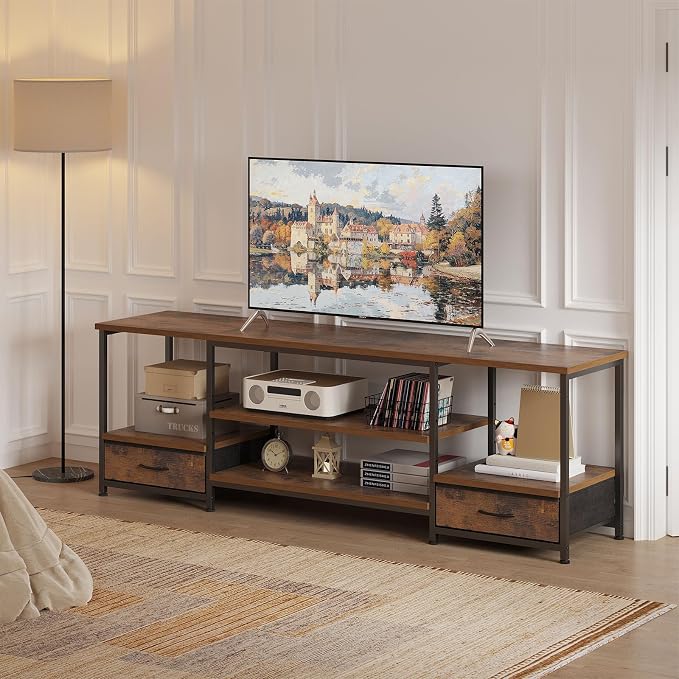 DUMOS 63 inch TV Stand, Entertainment Center - Image 9