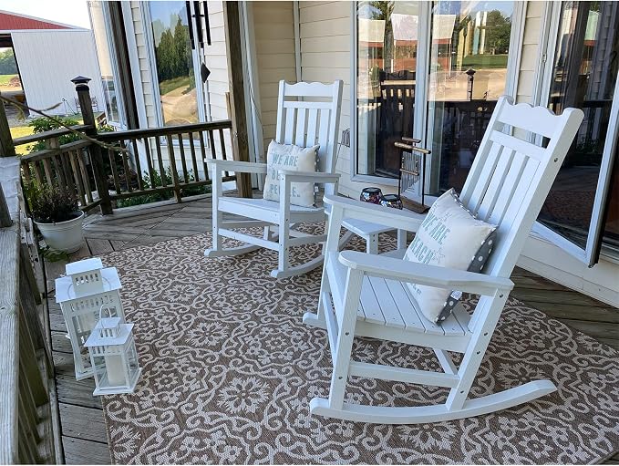 Stoog All-Weather Patio Rocking Chairs Set of 2 - Image 2
