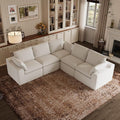 Novilla 104.3" Modular Cloud Couch, Modern Sectional Sofa by Novilla