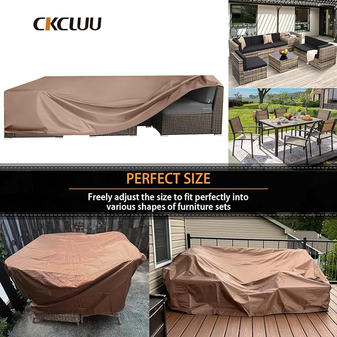 Patio Furniture Set Cover Waterproof Outdoor Furniture Covers Heavy Duty - Image 6