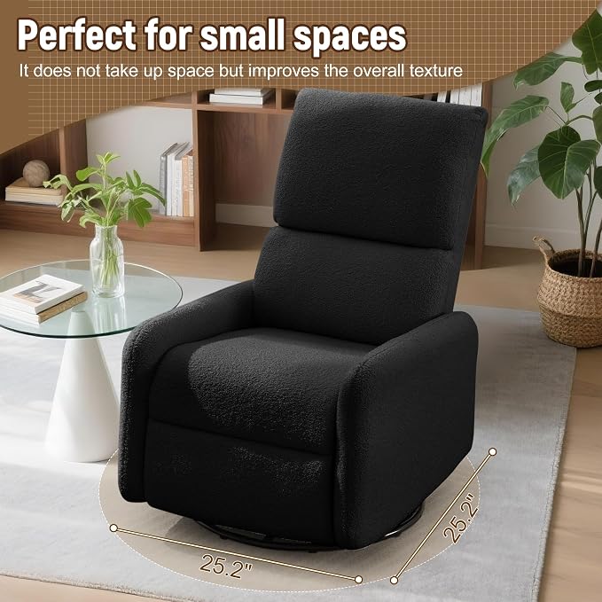 Korser 360° Rocking Chair, Nursery Rocker Chair - Image 7