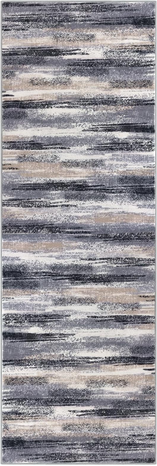 Lansny Modern Abstract Runner Rug 2x6 - Image 9