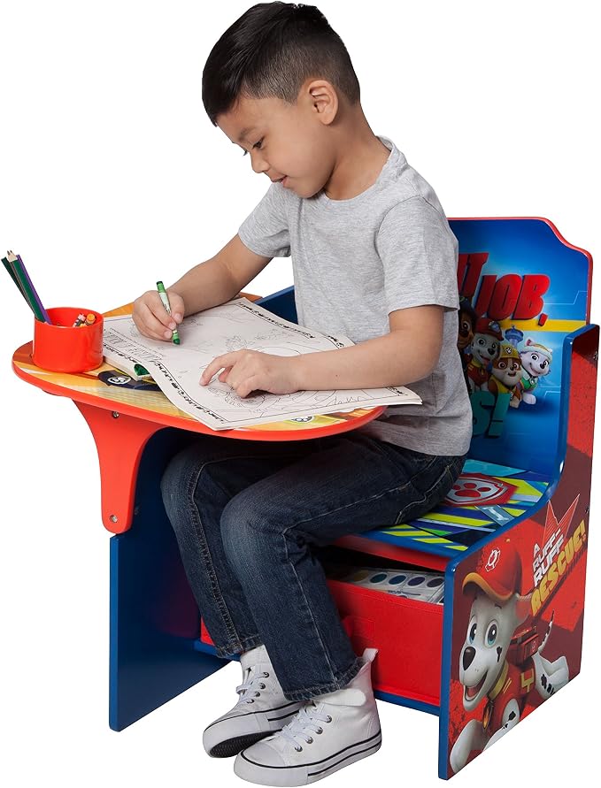 Delta Children Chair Desk with Storage Bin, Nick Jr. PAW Patrol - Image 2