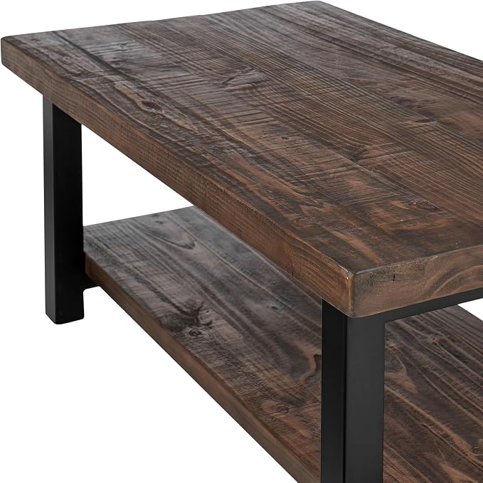 Alaterre Furniture Pomona Rustic Coffee Table - Image 11