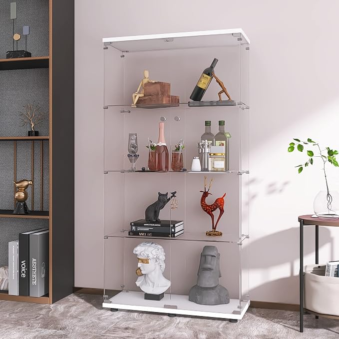 LFT HUIMEI2Y Glass Display Cabinet 4-Shelf - Image 6
