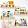 Fixwal Nursery Book Shelves, 16.5 Inch Floating Nursery Bookshelves, Solid Wood by Fixwal
