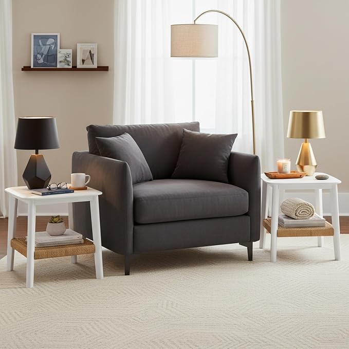 Alaterre Furniture Calais 2-Tier Small End Table - Image 2