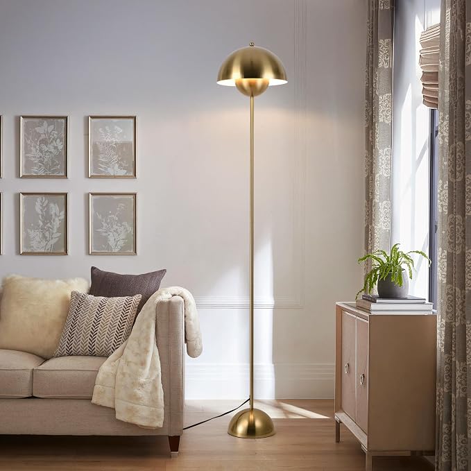 COSYLUX Modern Floor Lamp for Living Room, Industrial Tall Standing Lamp for - Image 4
