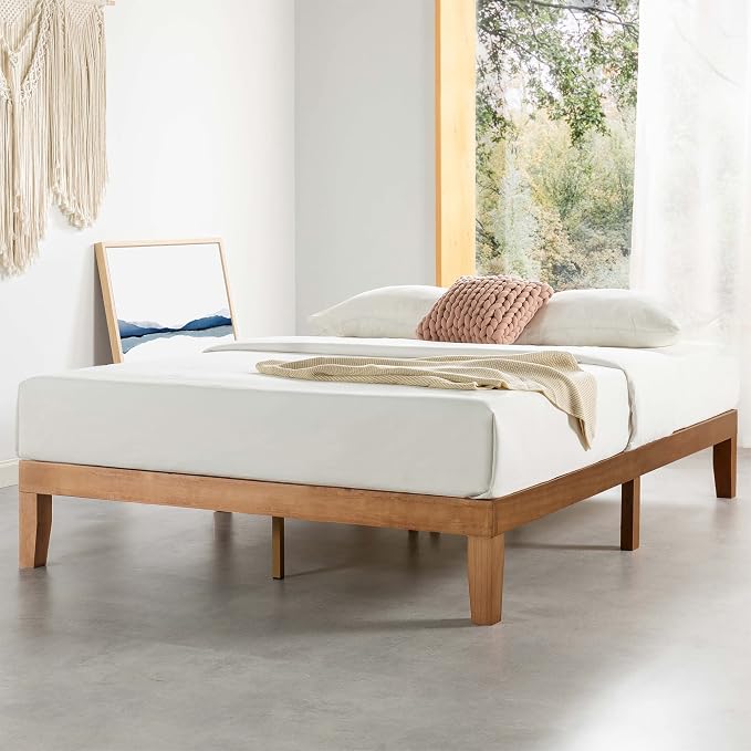 Mellow Naturalista Classic 12 Inch Solid Wood Platform Bed by MELLOW