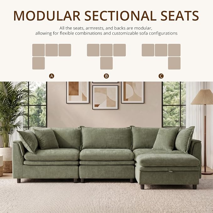 146.4'' Modular Sectional Sofa - Image 8