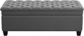 WUTUTUEE 51" Fabric Storage Ottoman Bench, Upholstered Rectangle End of Bed by WUTUTUEE
