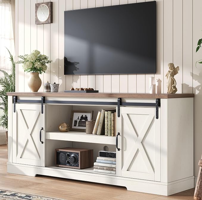 AMERLIFE 66" Farmhouse TV Stand by AMERLIFE