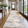 KOZYFLY Modern Abstract Washable Long Runner Rug 2.6x20 Hallway Rug Runner by KOZYFLY