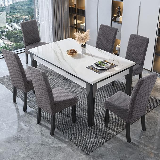 Genina Waterproof Chair Covers for Dining Room Set of 4, Dining Chair Cover - Image 6