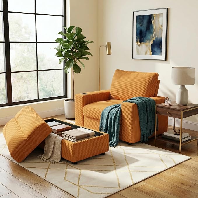 Merax 42.8" Oversized Chaise Lounge Chair by Merax