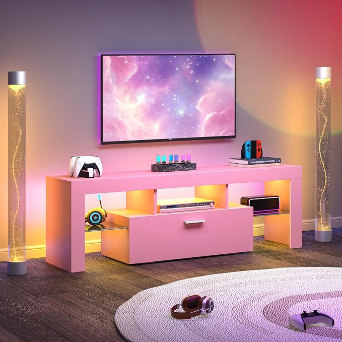 Clikuutory Modern Lighting 51 inch TV Stand - Image 2