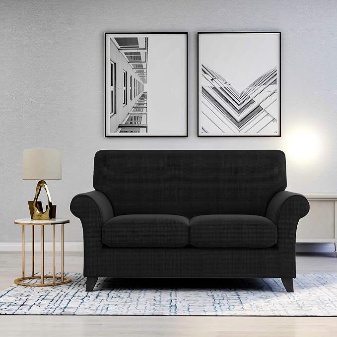ZNSAYOTX 3 Piece Loveseat Covers - Image 2