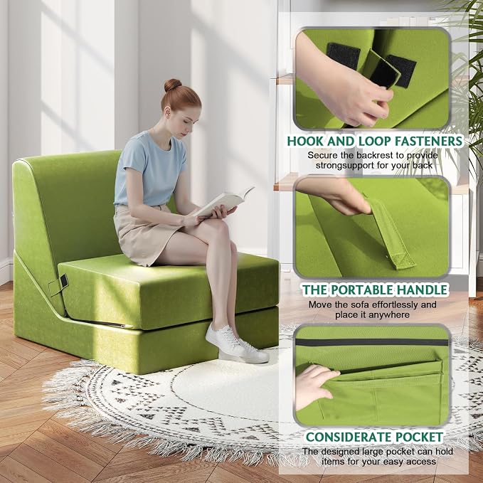 jela Outdoor Sofa, Waterproof Folding Lounge Chair and Sofa, UV Resistant Patio - Image 8