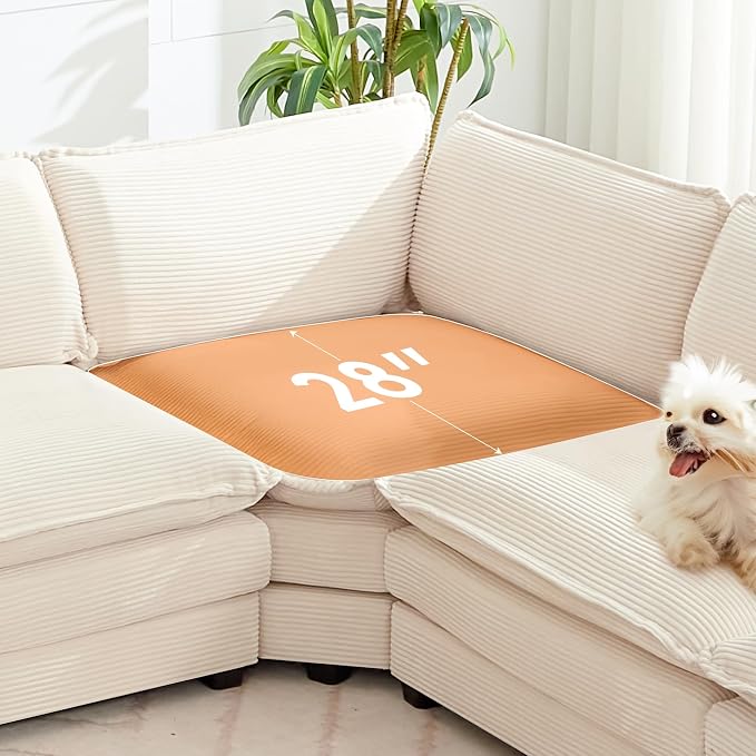 ROWHY 113'' Modular Sectional Cloud Couch, 5 Seater Corner Sofa Big Comfy - Image 3