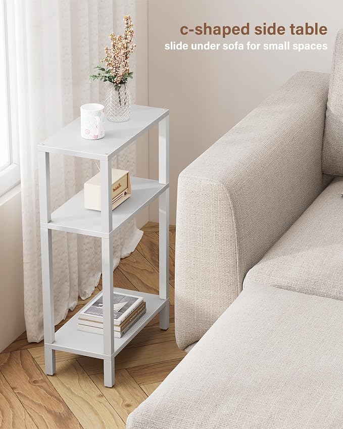 TUTOTAK Small Side Table, Narrow End Table, Skinny Sofa Table, Slim Nightstand - Image 7