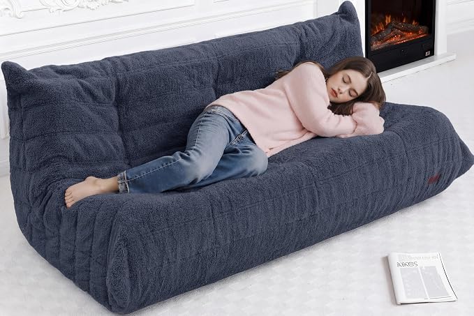 Bean Bag 3-Seater Chair Big Sofa Beanbag Chair - Image 5