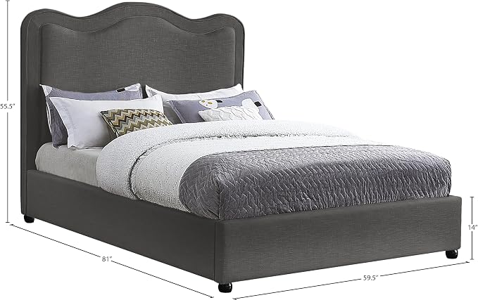 Meridian Furniture FelixGrey-F Felix Collection Modern | Contemporary Linen - Image 3