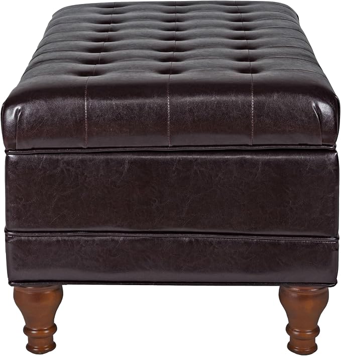 HomePop Deluxe Tufted Storage Bench - Image 7