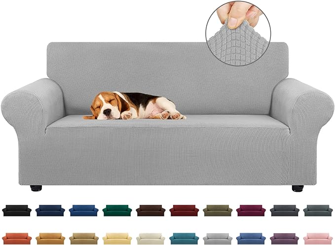 KEKUOU Stretch Loveseat Sofa Cover Slipcover, Couch Covers by KEKUOU