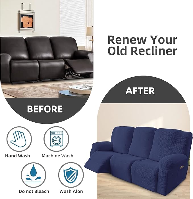 Genina Recliner Sofa Covers - Image 6