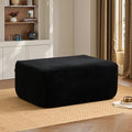 ovios 37" Corduroy Ottoman, Upholstered Cloud Ottoman by OVIOS
